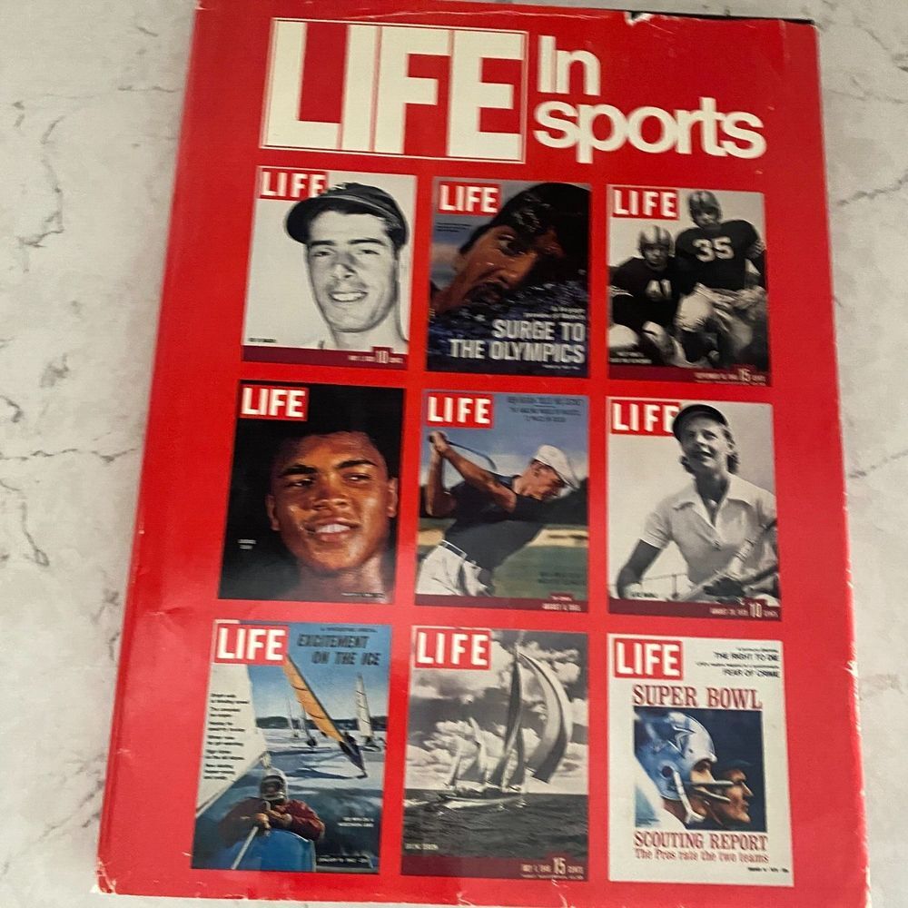 Life in Sports A Pictorial History of Sports Hardcover Book Richard‎ Whittingham